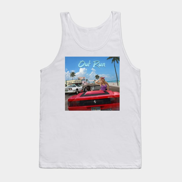 Out Run Tank Top by artbybonesofficial